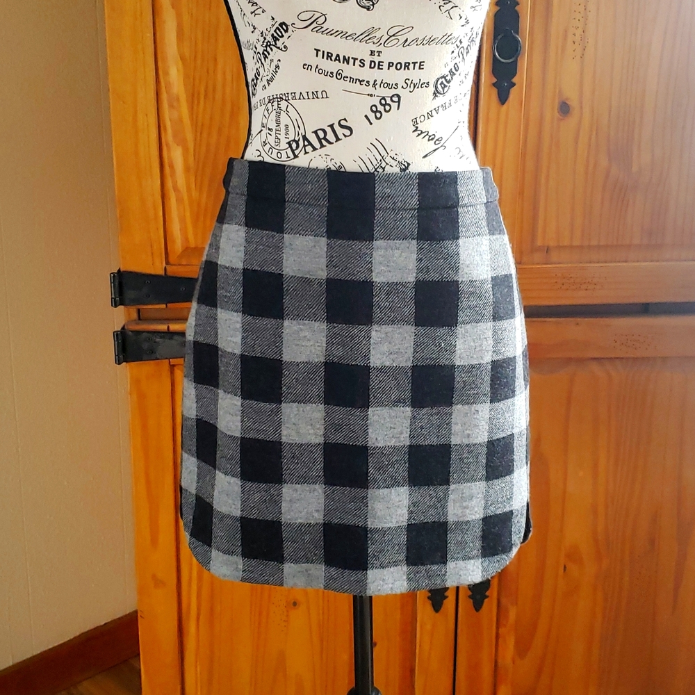 Madewell wool blend skirt